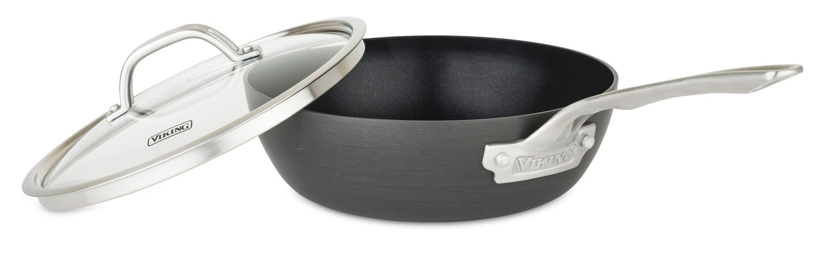 VIKING 3 QT SAUCIER PAN, HARD ANODIZED – Viking Cooking School