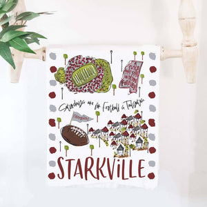 STARKVILLE MS TEA TOWEL