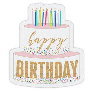 BIRTHDAY CAKE DIE-CUT NAPKIN