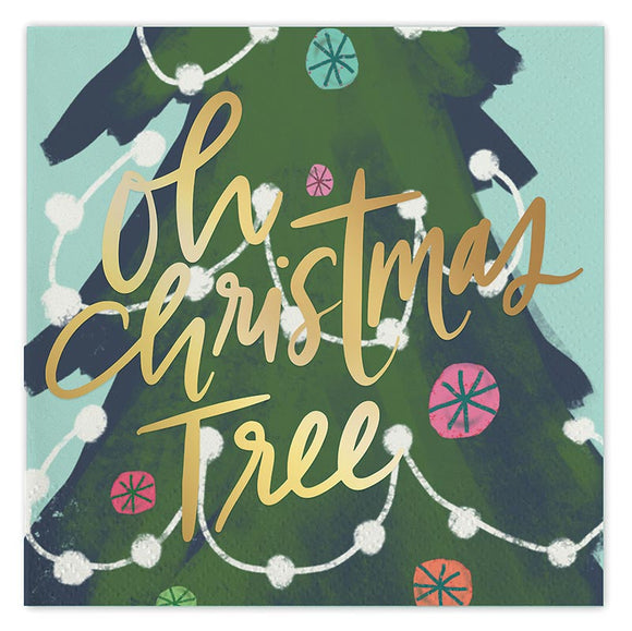 O CHRISTMAS TREE NAPKINS