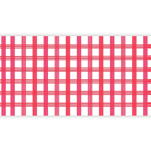 RED GINGHAM TABLE RUNNER