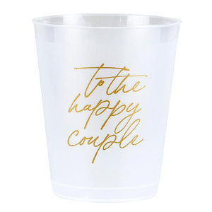 TO THE HAPPY COUPLE FROST FLEX CUPS