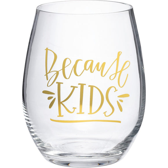 BECAUSE KIDS WINE GLASS