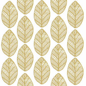 GOLD LEAVES BEVERAGE NAPKIN