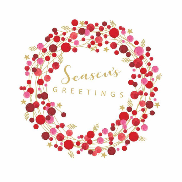 SEASON'S GREETING LUNCH NAPKIN