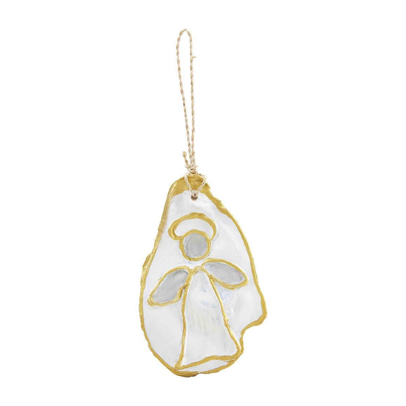 GOLD OYSTER ORNAMENT, ANGEL