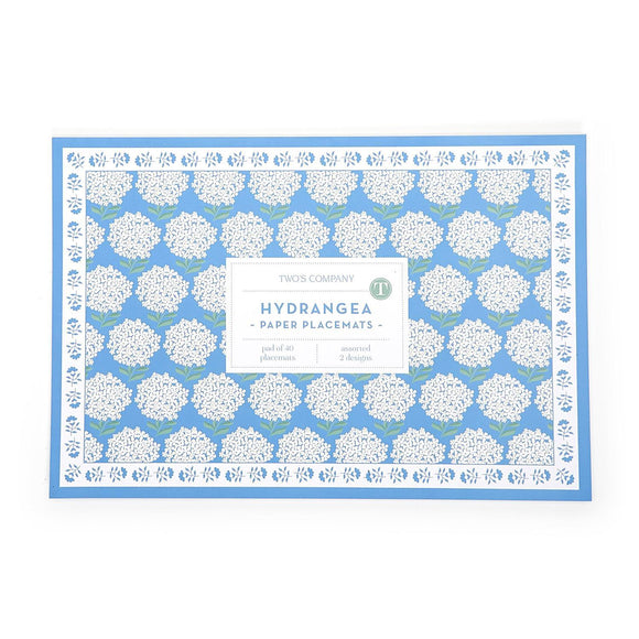 HYDRANGEA PAPER PLACEMATS