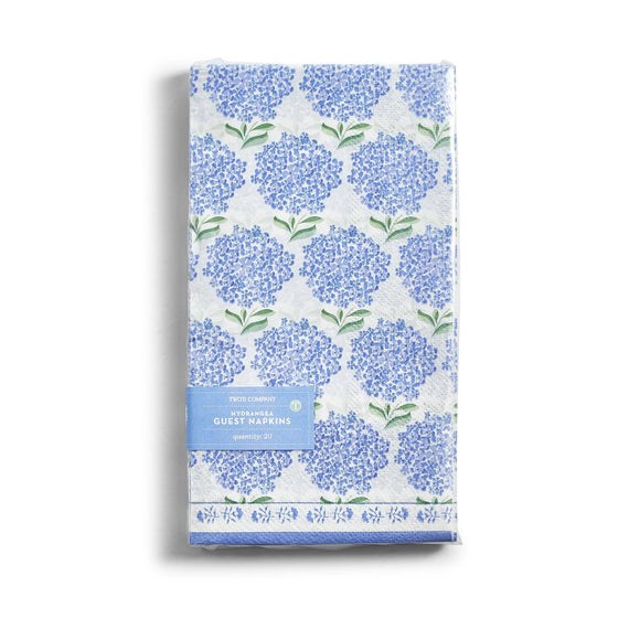 HYDRANGEA GUEST TOWEL NAPKINS