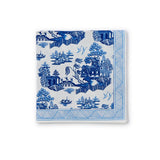 BLUE WILLOW COCKTAIL NAPKINS