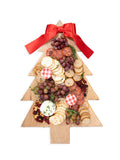 WOOD TREE BOARD w/RED BOW