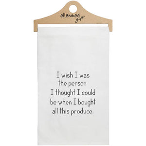 PRODUCE PERSON TEA TOWEL