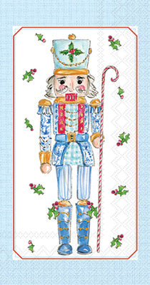 BLUE NUTCRACKERS GUEST NAPKIN