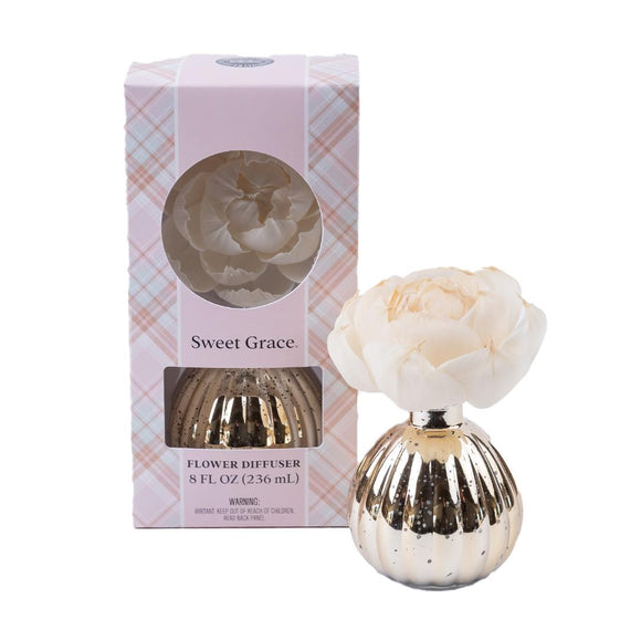 SWEET GRACE GOLD FLOWER DIFFUSER