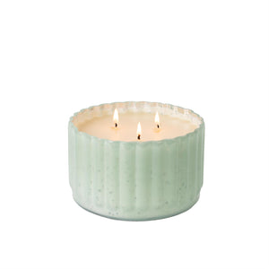 SWEET GRACE GREEN GLASS, 3 WICK