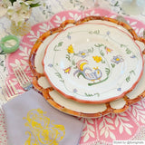 ENGLISH GARDEN SCALLOPED PAPER PLACEMATS