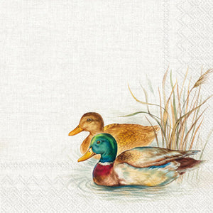 HUNTED DUCKS COCKTAIL NAPKIN