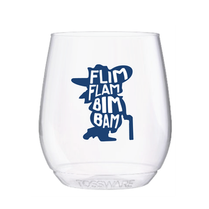FLIMFLAM SHATTERPROOF WINE GLASS, SET OF 4