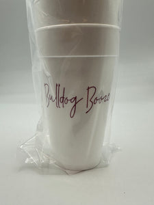 BULLDOG BOOZE FOAM CUPS