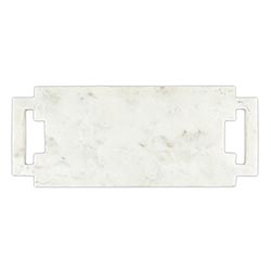 DOUBLE HANDLE WHITE MARBLE BOARD