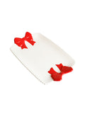 RED BOW PLATTER, LARGE