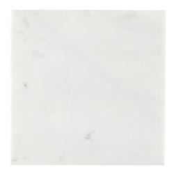 WHITE MARBLE FOOTED TRAY, 8