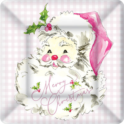 7 INCH SANTA DESSERT PLATE