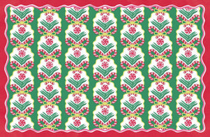 PEPPERMINT GARDEN PAPER PLACEMATS