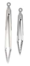 2pc SILICONE TONGS SET, GREY