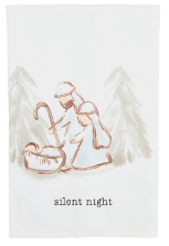 SILENT NIGHT NATIVITY TOWEL