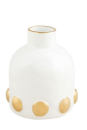 GOLD BEAD VASE, SMALL