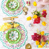 GINGHAM SCALLOPED PAPER PLACEMATS