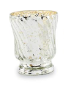 MERCURY GLASS VOTIVE HOLDER, MEDIUM