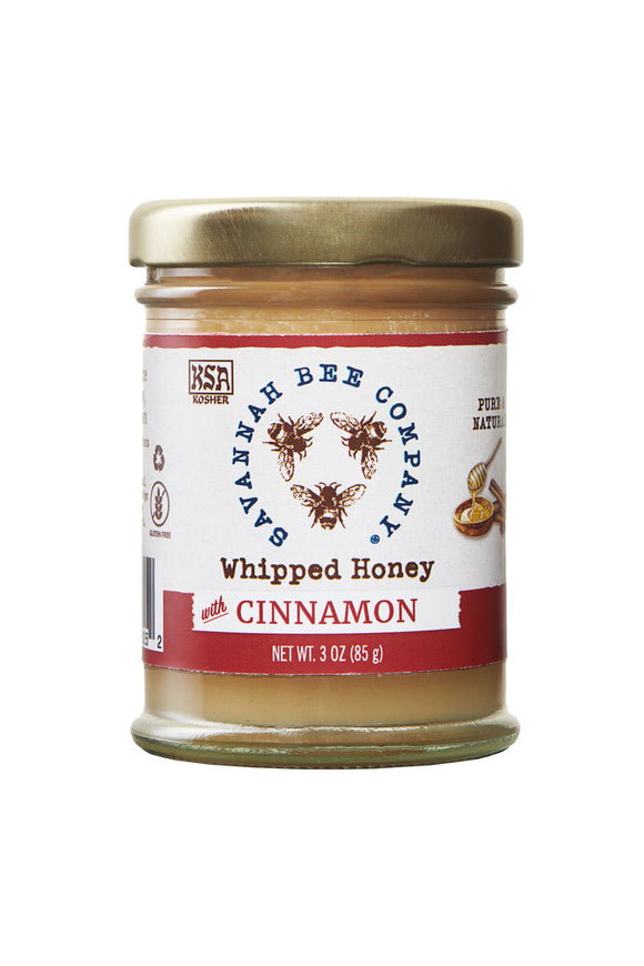WHIPPED HONEY WITH CINNAMON, 3 OZ
