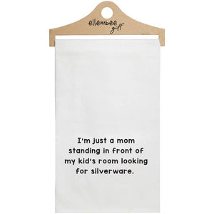 JUST A MOM TEA TOWEL