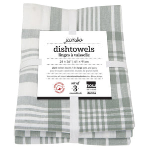 GRAY JUMBO DISHTOWELS