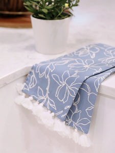 MAGNOLIA BLUE TEA TOWEL