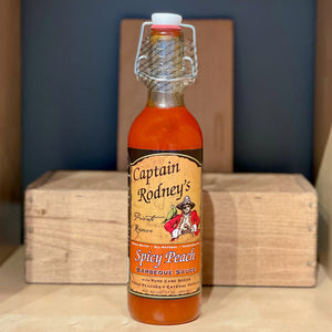CAPTAIN RODNEY'S SPICY PEACH BBQ - SMALL BOTTLE