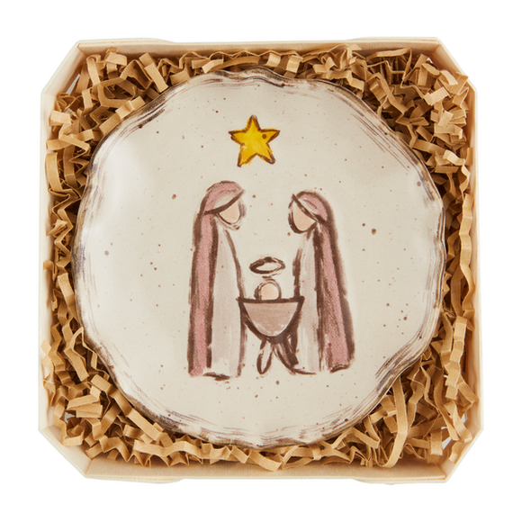 NATIVITY TRINKET DISH