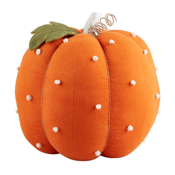 ORANGE FRENCH KNOT PUMPKIN