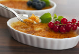 OVAL CREME BRULEE WHITE