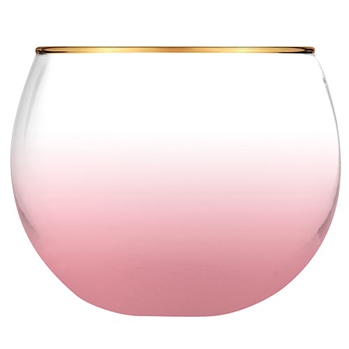 BLUSH ROLY POLY GLASS