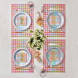 GINGHAM PAPER PLACEMATS