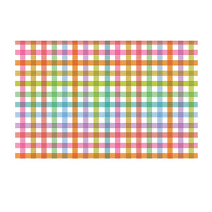 GINGHAM PAPER PLACEMATS