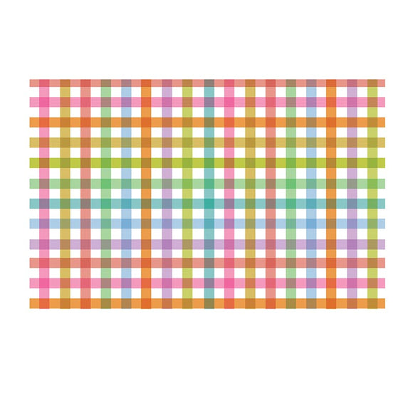 GINGHAM PAPER PLACEMATS