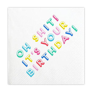 OH! IT'S YOUR BIRTHDAY BEVERAGE NAPKINS