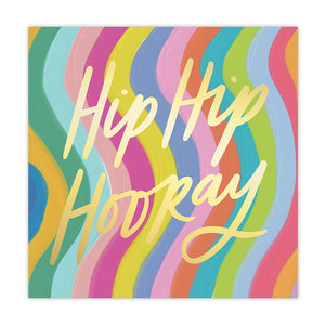 HIP HIP HOORAY BEVERAGE NAPKINS