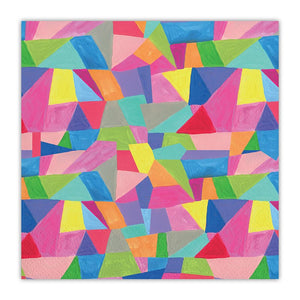 GEO SHAPES BEVERAGE NAPKINS