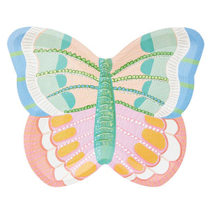 BUTTERFLY SHAPED PAPER PLATES disc