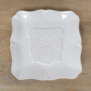 SQUARE BULLDOG PLATTER