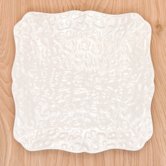 EMBOSSED LEOPARD PLATTER